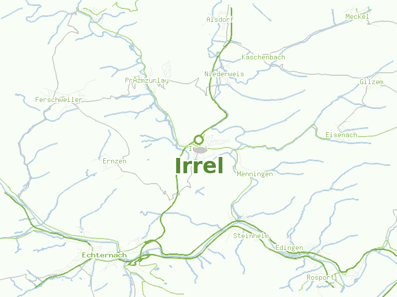 Karte von Irrel