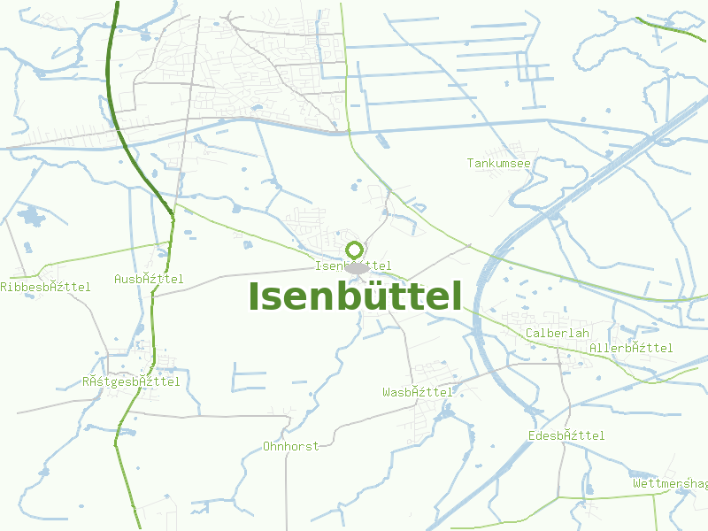 Karte von Isenbüttel