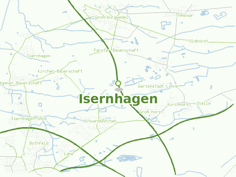 Karte von Isernhagen