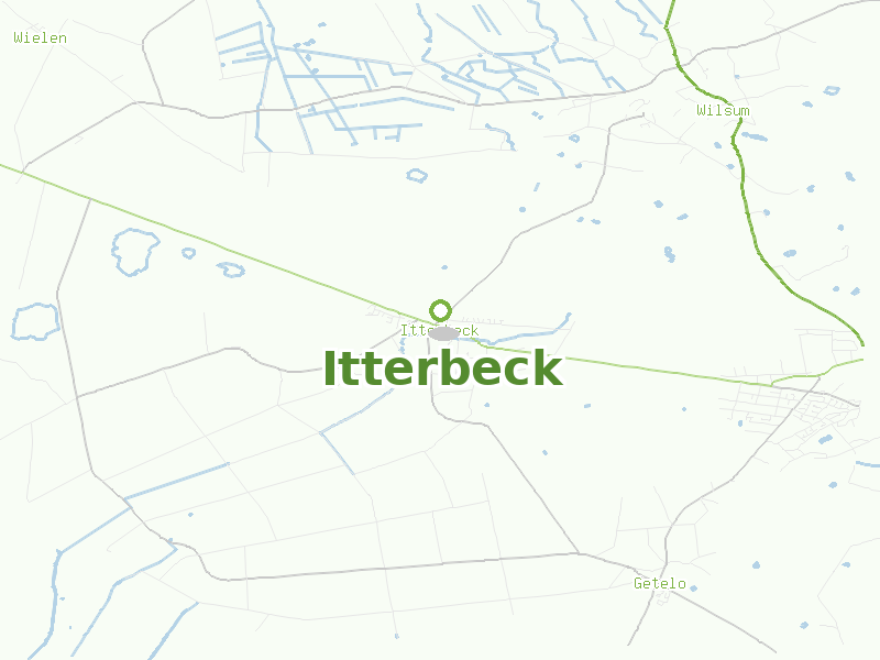 Karte von Itterbeck