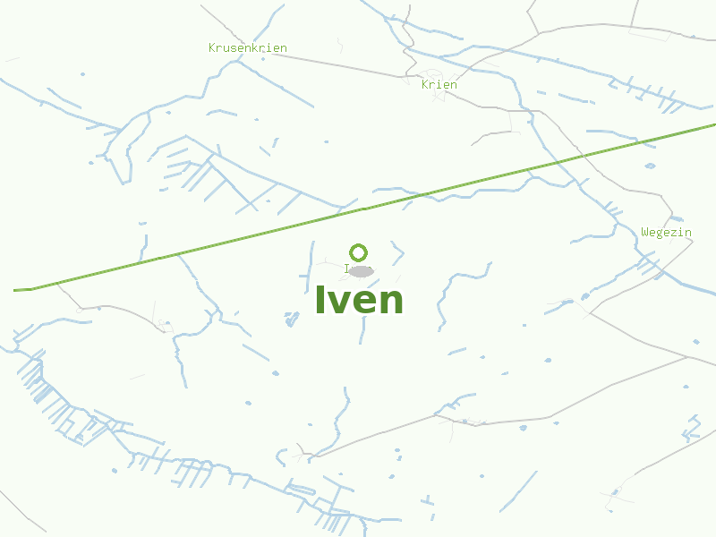 Karte von Iven