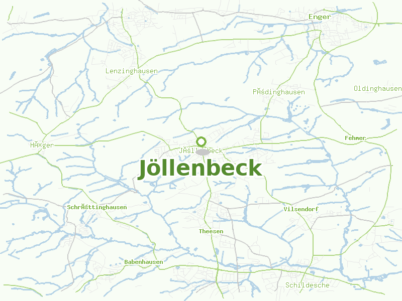 Karte von Jöllenbeck