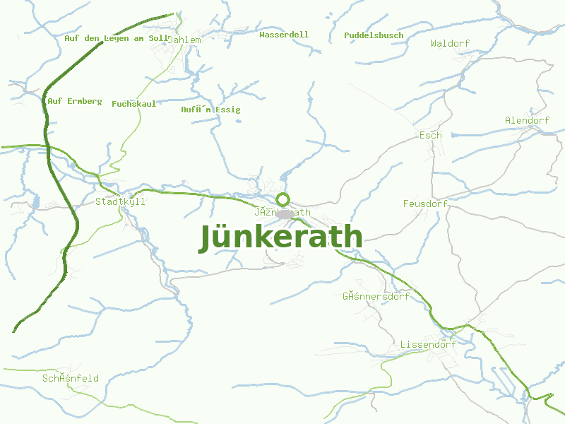 Karte von Jünkerath