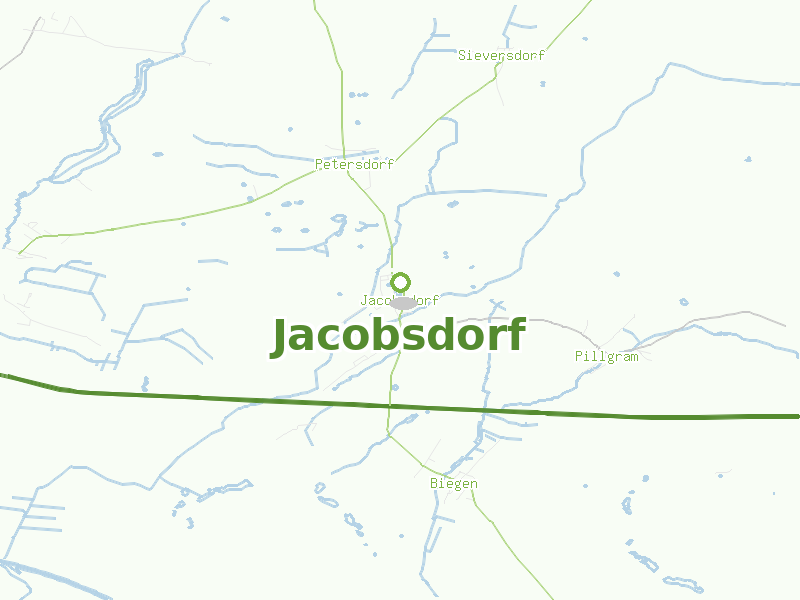 Karte von Jacobsdorf
