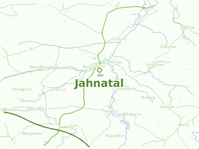 Karte von Jahnatal