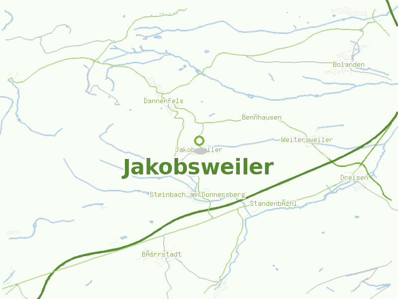 Karte von Jakobsweiler