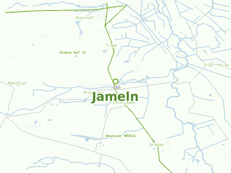 Karte von Jameln