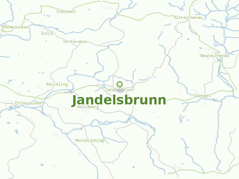 Karte von Jandelsbrunn