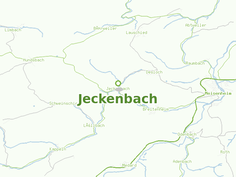 Karte von Jeckenbach