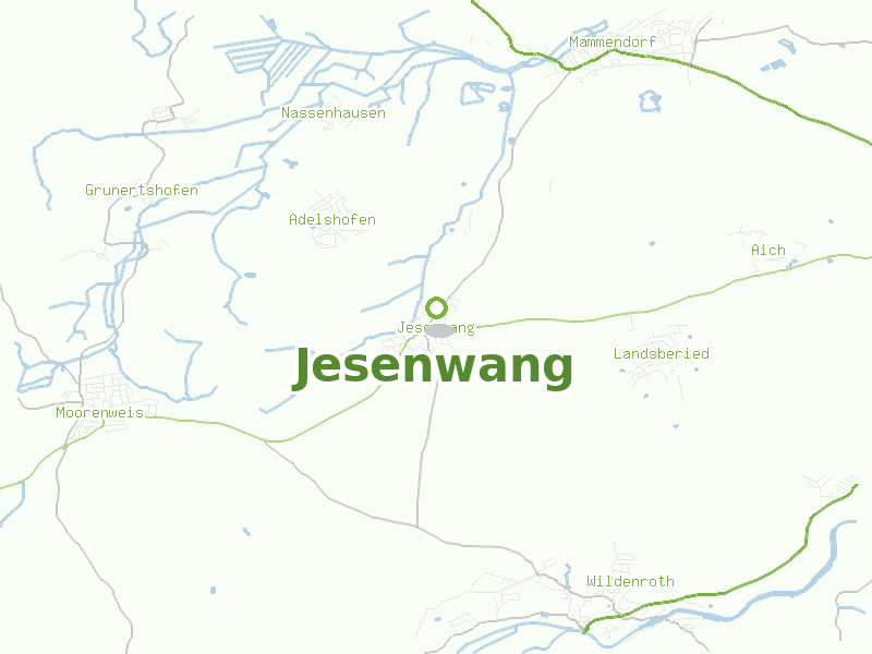 Karte von Jesenwang