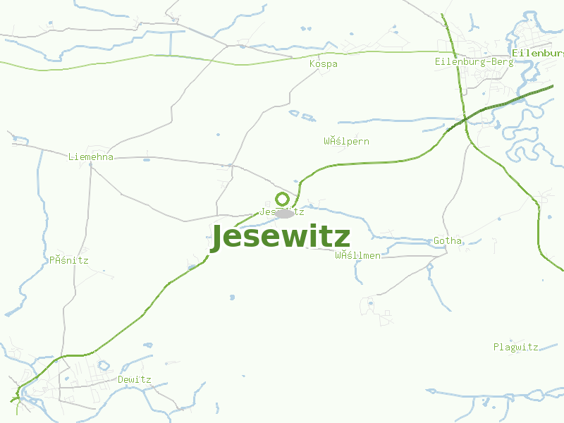 Karte von Jesewitz