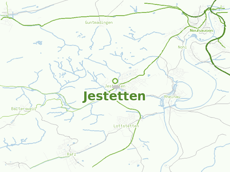 Karte von Jestetten