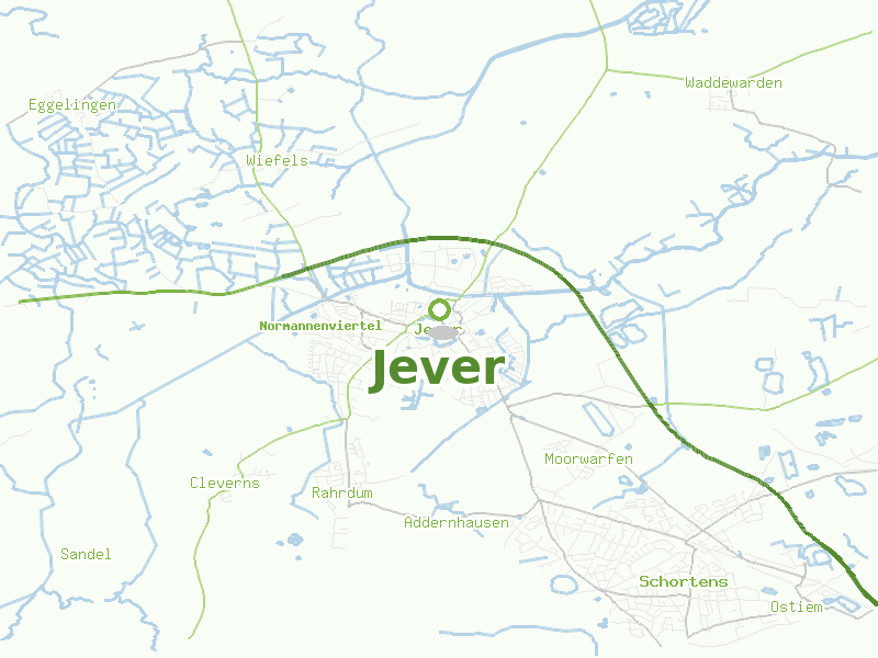 Karte von Jever