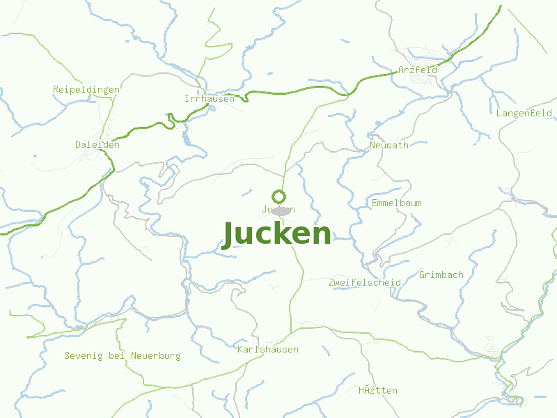 Karte von Jucken