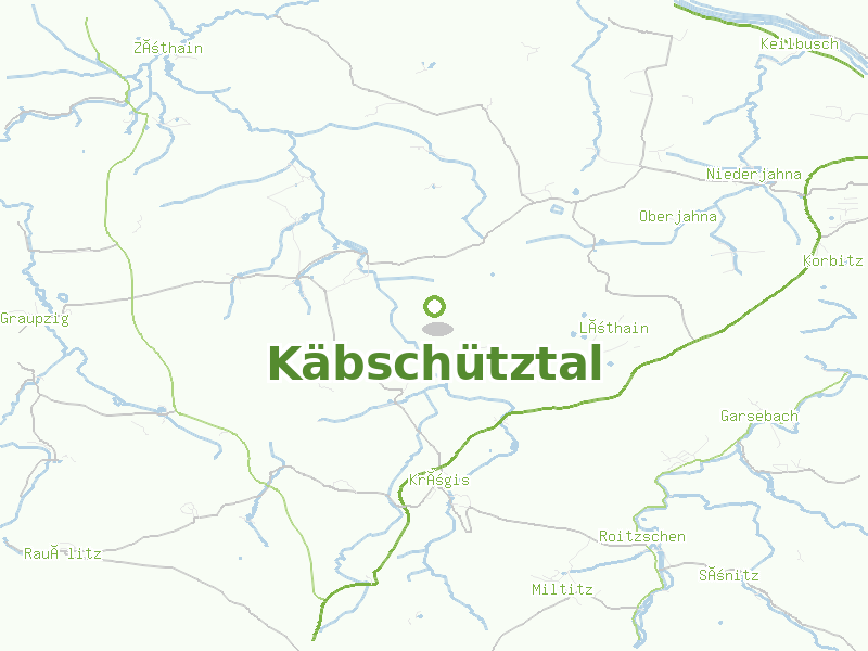 Karte von Käbschütztal