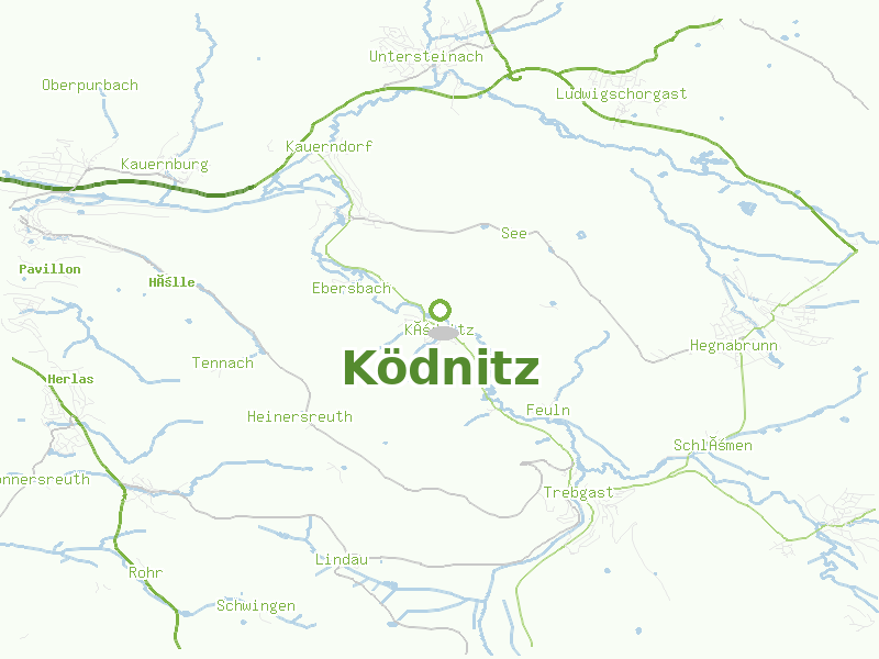 Karte von Ködnitz