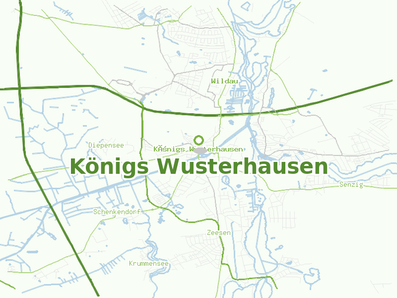 Karte von Königs Wusterhausen
