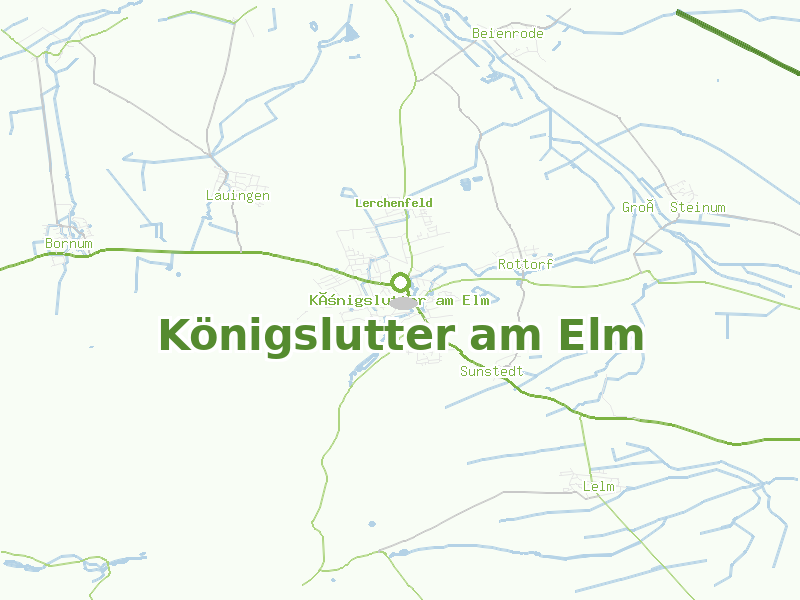 Karte von Königslutter am Elm