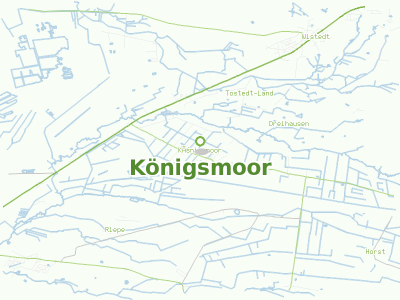 Karte von Königsmoor