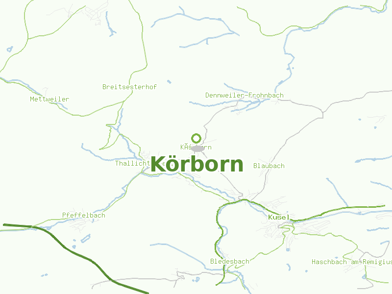 Karte von Körborn