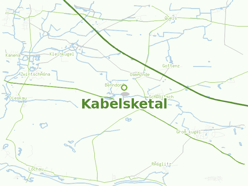 Karte von Kabelsketal
