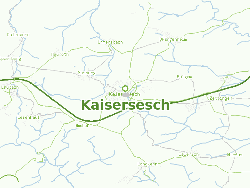 Karte von Kaisersesch