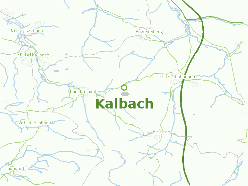 Karte von Kalbach
