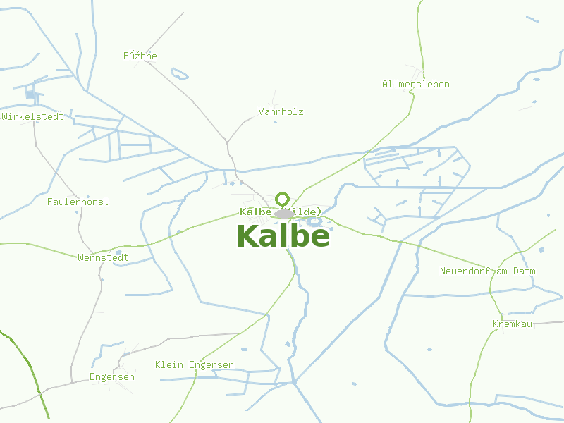 Karte von Kalbe