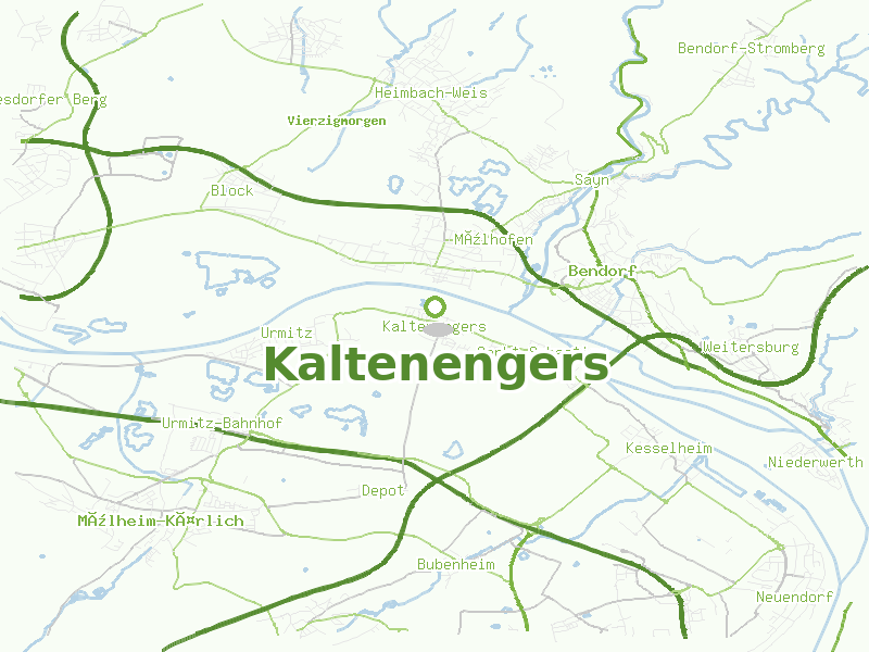 Karte von Kaltenengers