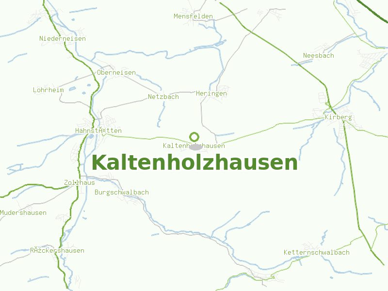 Karte von Kaltenholzhausen