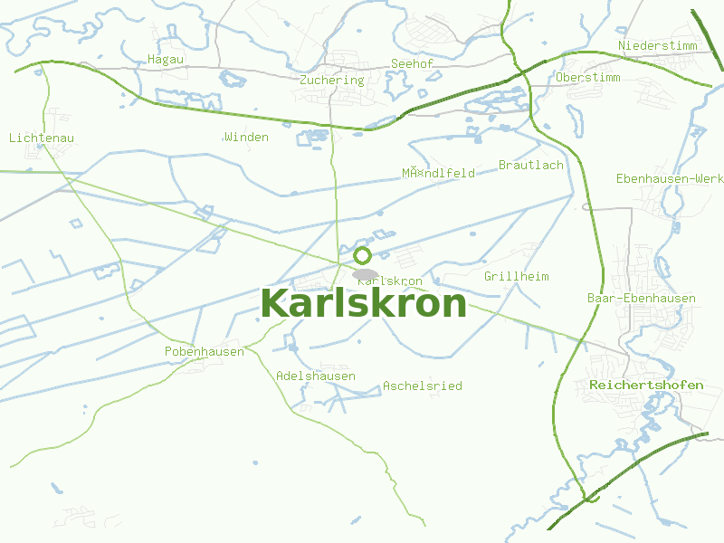 Karte von Karlskron