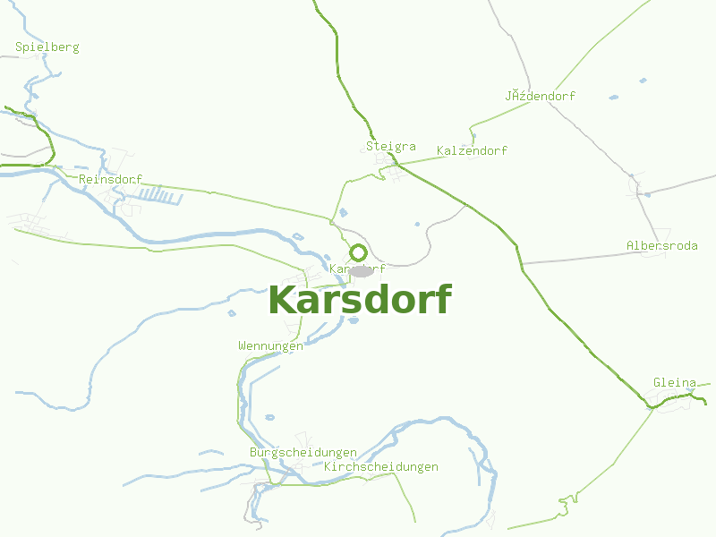 Karte von Karsdorf