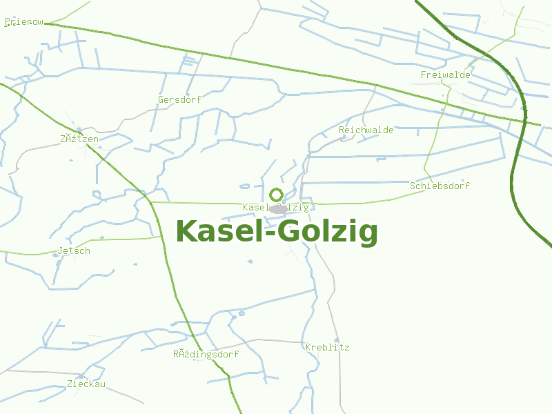 Karte von Kasel-Golzig