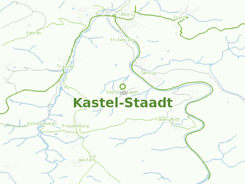 Karte von Kastel-Staadt