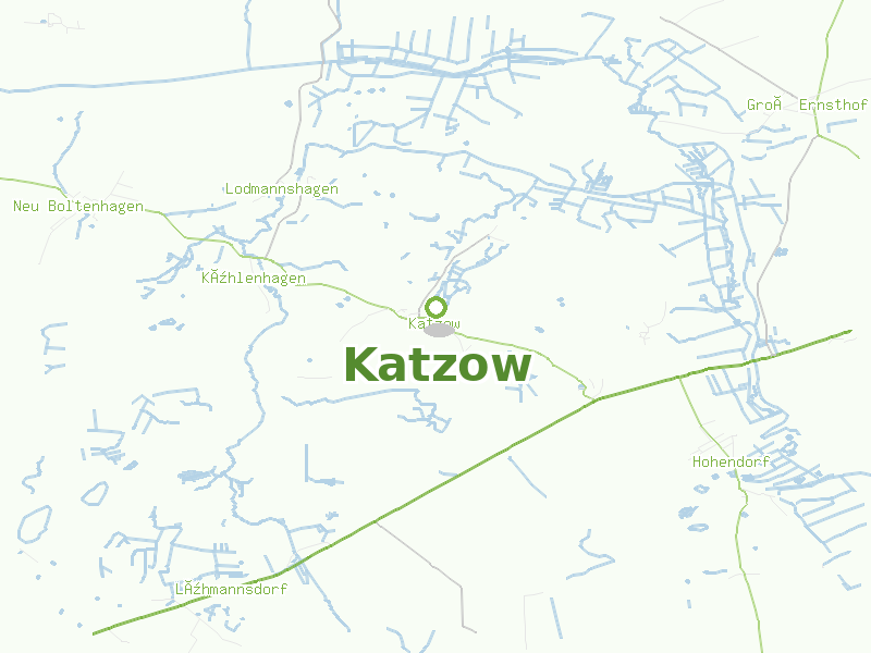 Karte von Katzow