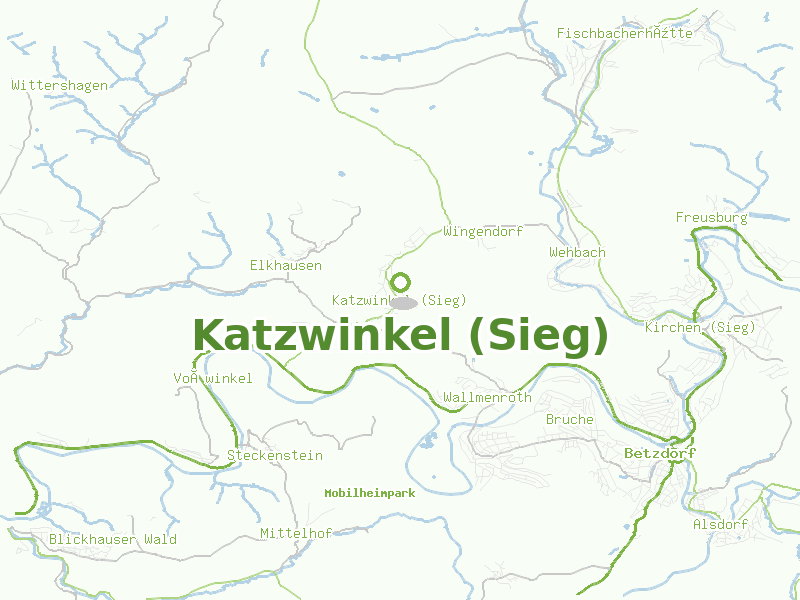 Karte von Katzwinkel (Sieg)