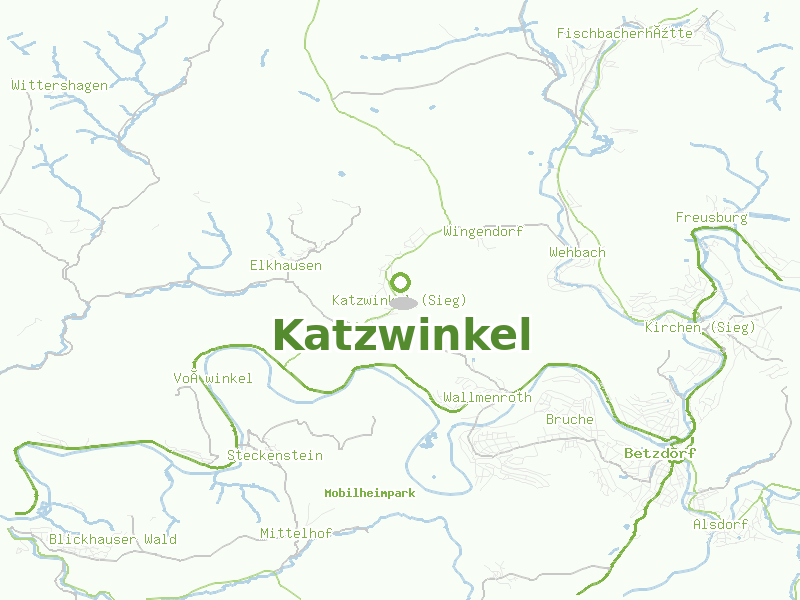 Karte von Katzwinkel