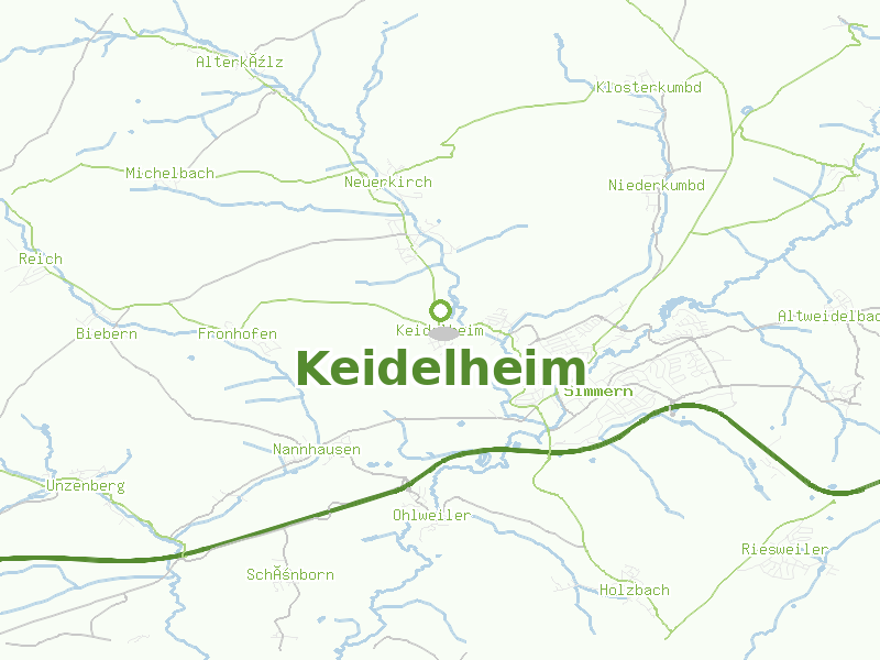 Karte von Keidelheim