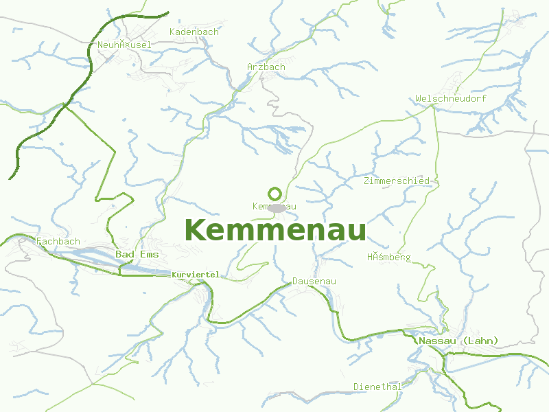 Karte von Kemmenau
