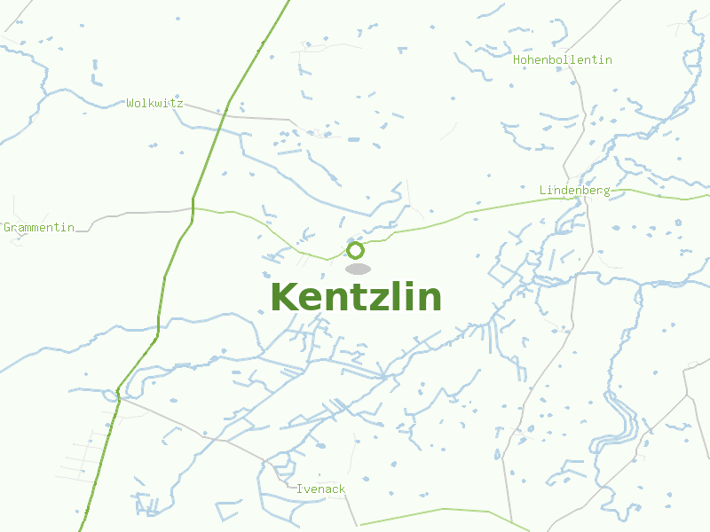 Karte von Kentzlin