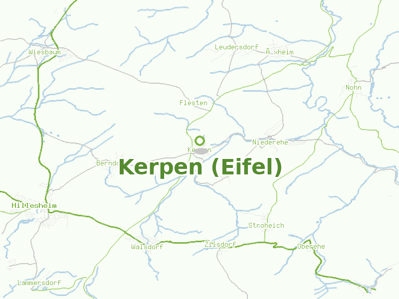 Karte von Kerpen (Eifel)