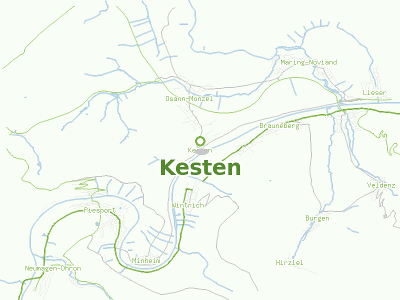 Karte von Kesten