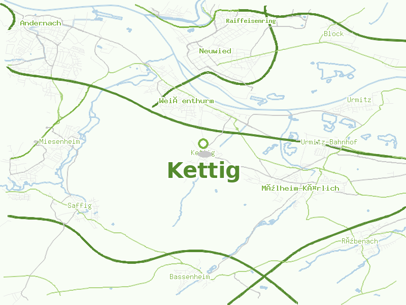 Karte von Kettig