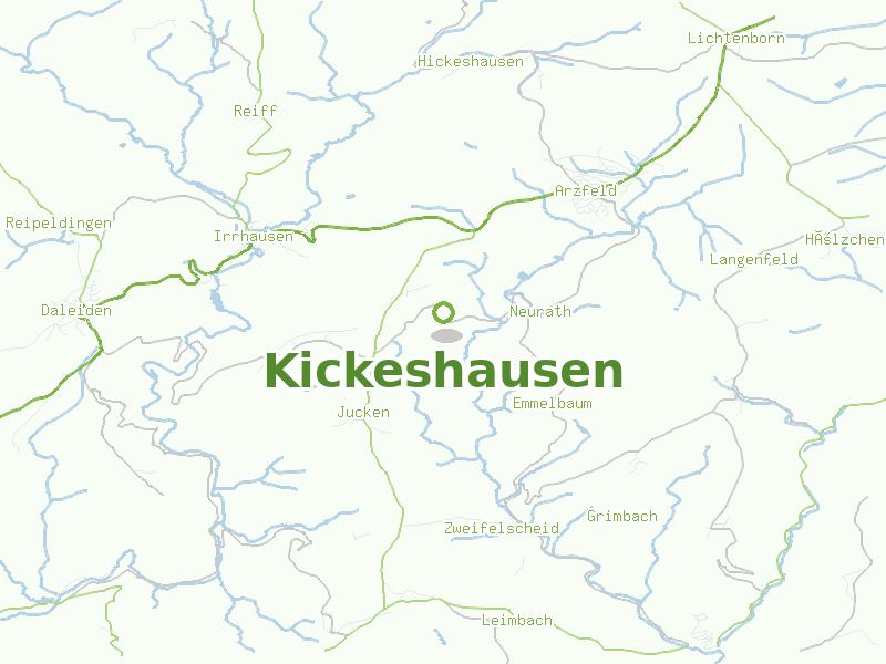 Karte von Kickeshausen