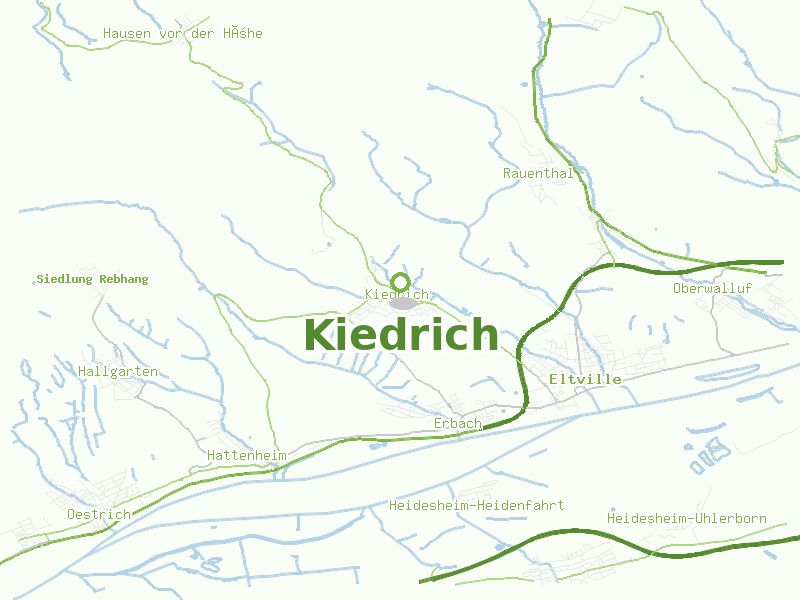 Karte von Kiedrich