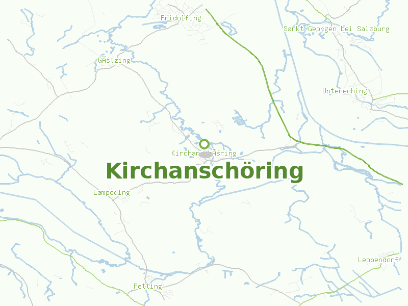 Karte von Kirchanschöring