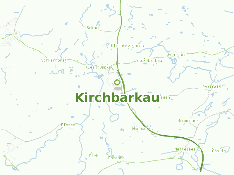 Karte von Kirchbarkau