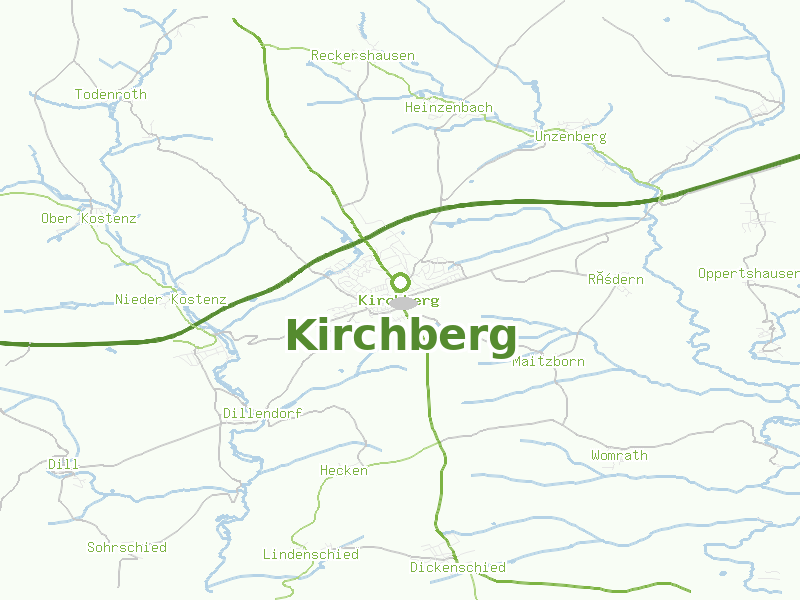 Karte von Kirchberg