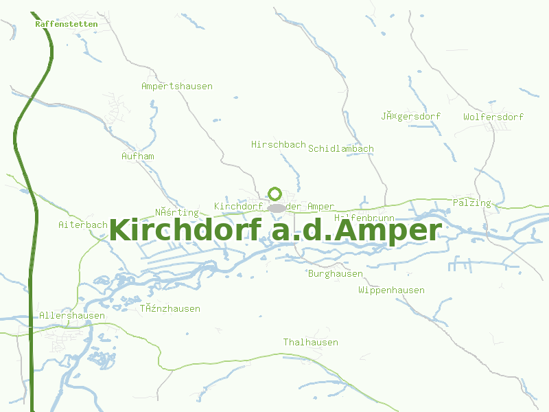 Karte von Kirchdorf a.d.Amper