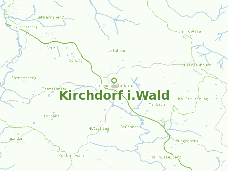 Karte von Kirchdorf i.Wald